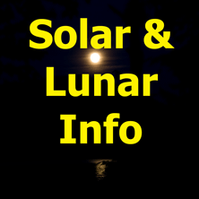 Solar and Lunar Information