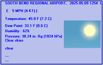 KSBN Metar